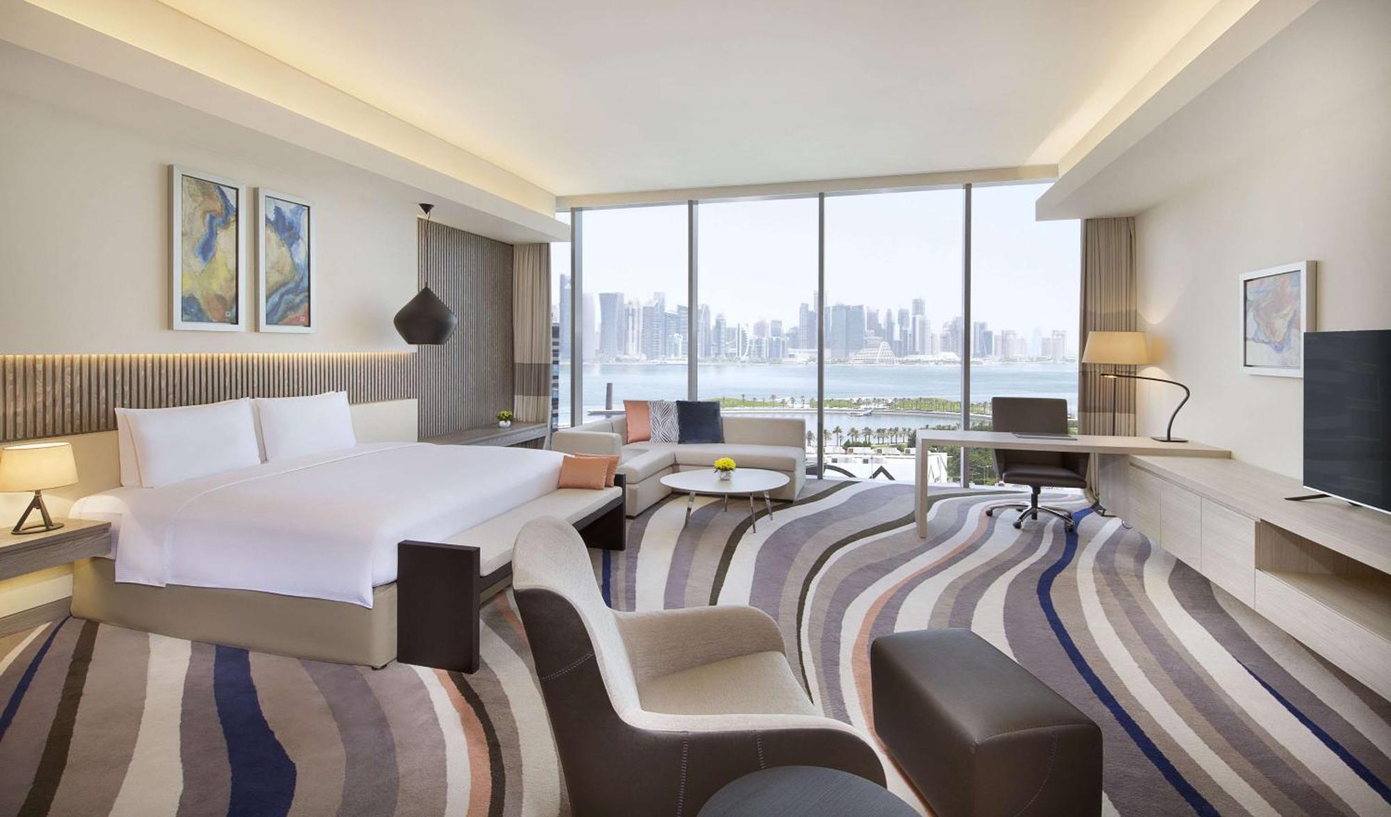 Doubletree By Hilton Doha Old Town Hotel Exterior photo A room at the hotel